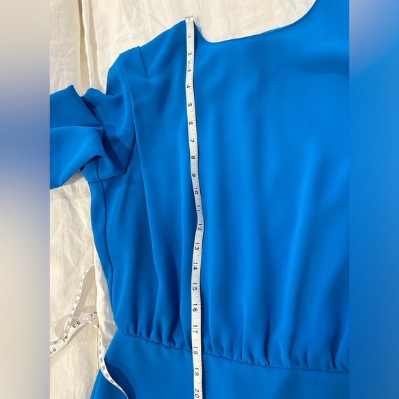 Amanda Uprichard Baldwin Mini Dress, Sky Blue, Medium - Picture 7 of 13